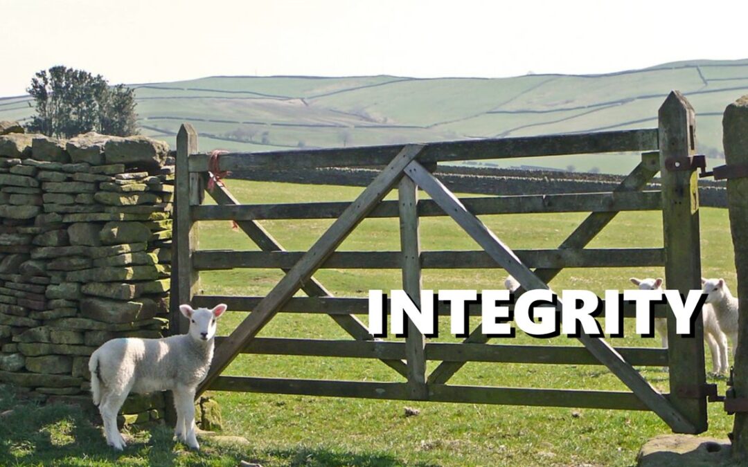 4/30/2023 “Integrity”